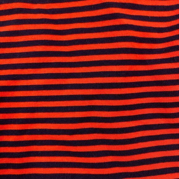 J. Crew Factory Red and Blue Striped Ruffle Hem Tank Top - Picture 5 of 8